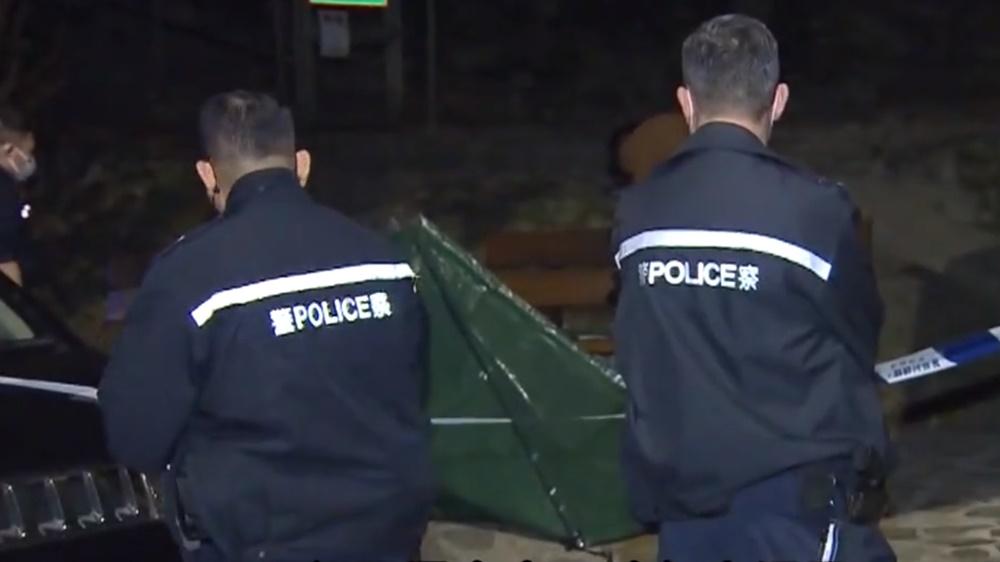 六旬翁獨自行山失蹤，香港仔水塘尋回遺體。(電視截圖)