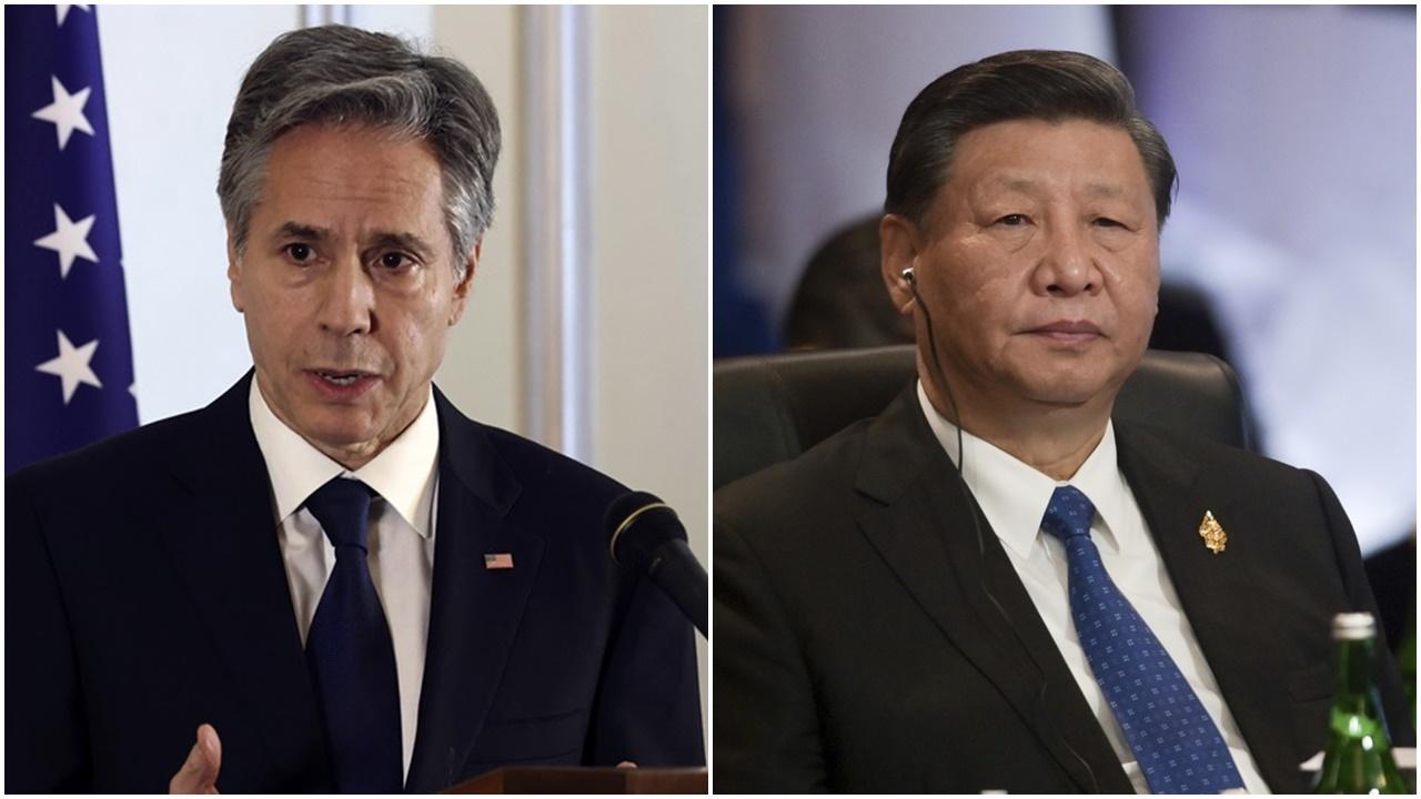 報道指布林肯周日訪華，據報會晤習近平。(資料圖片)