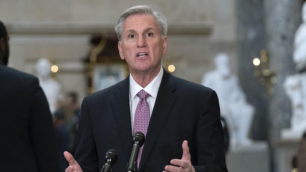 麥卡錫：目前無計劃到訪台，重申中方無權干涉其行程。(AP)