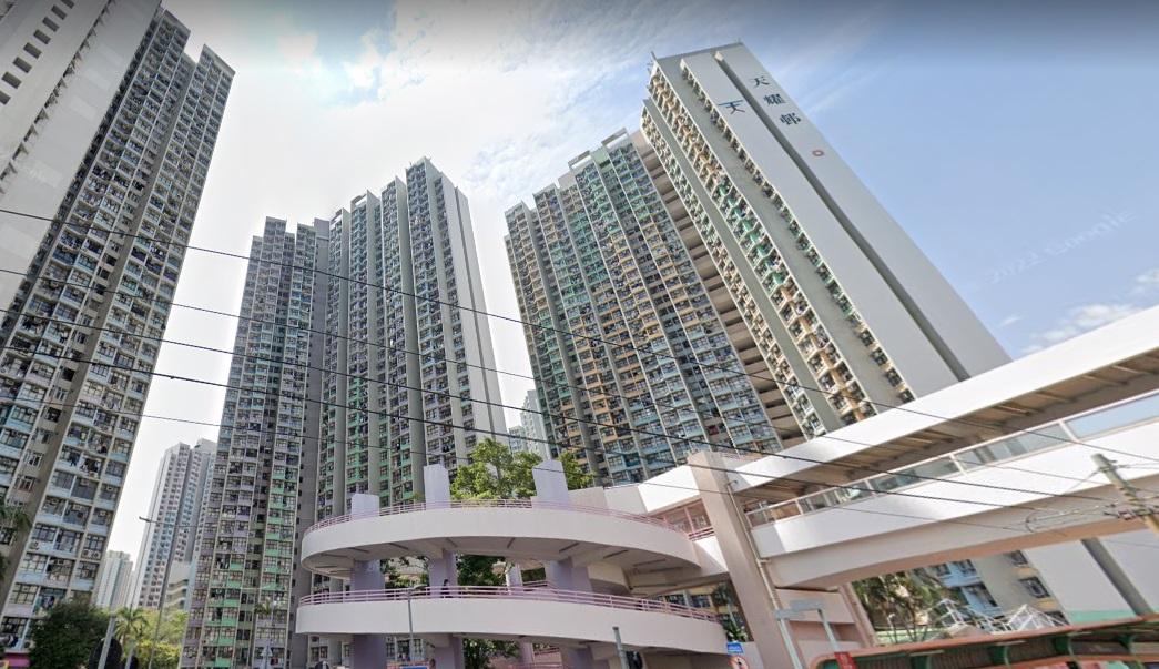 天水圍天耀邨。(網上截圖)