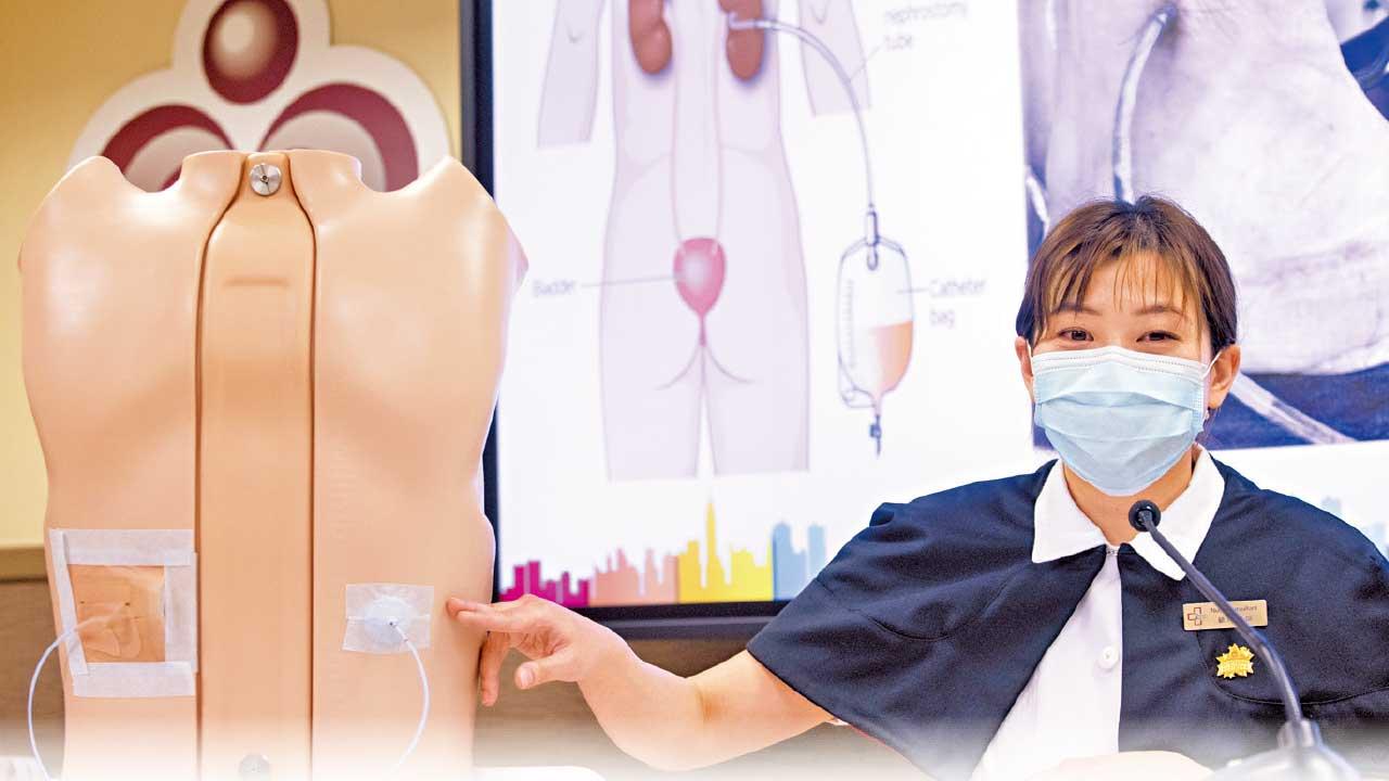 公餘時間主動引入新療法 泌尿科「裁縫」樂助病人