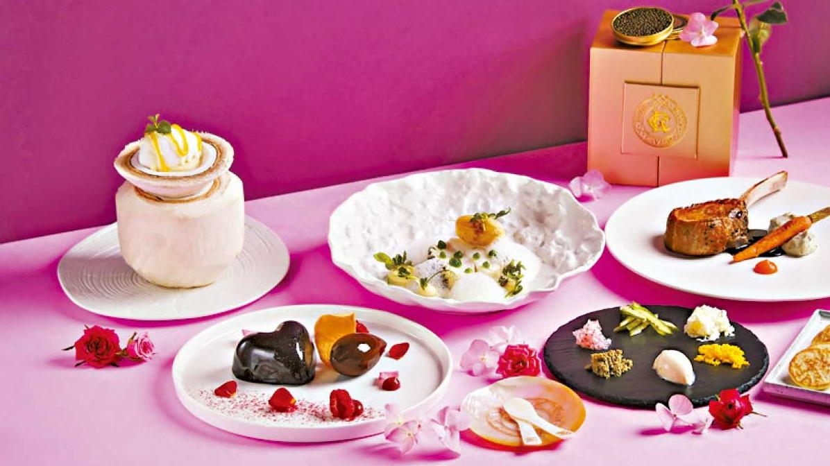 柏寧酒店SKYE 魚子醬套餐×特色雞尾酒