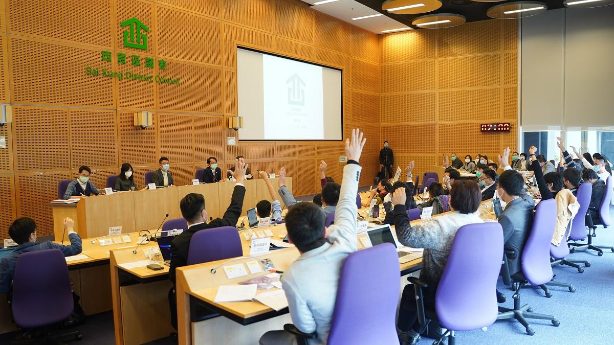 現屆區議會任期今年年底屆滿。(資料圖片／陳奕釗攝)