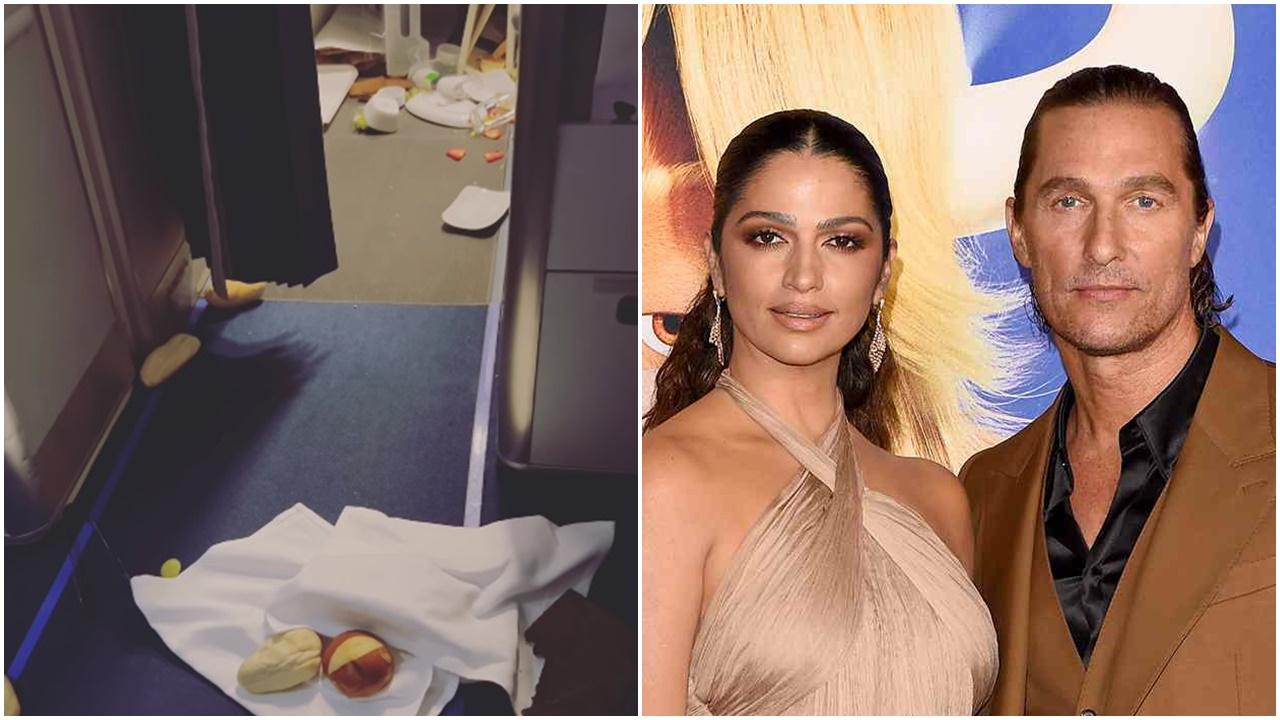 客機遇亂流急墜4千呎釀7人傷，奧斯卡影帝妻子拍片報平安。