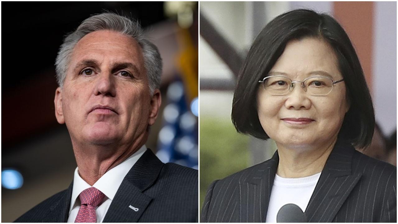 報道：麥卡錫與蔡英文擬下月於加州會晤。(資料圖片)