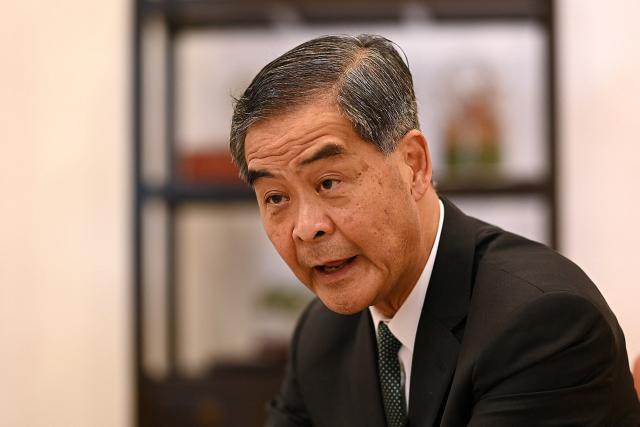 政協常務主席團名單，香港僅有梁振英。(資料圖片)