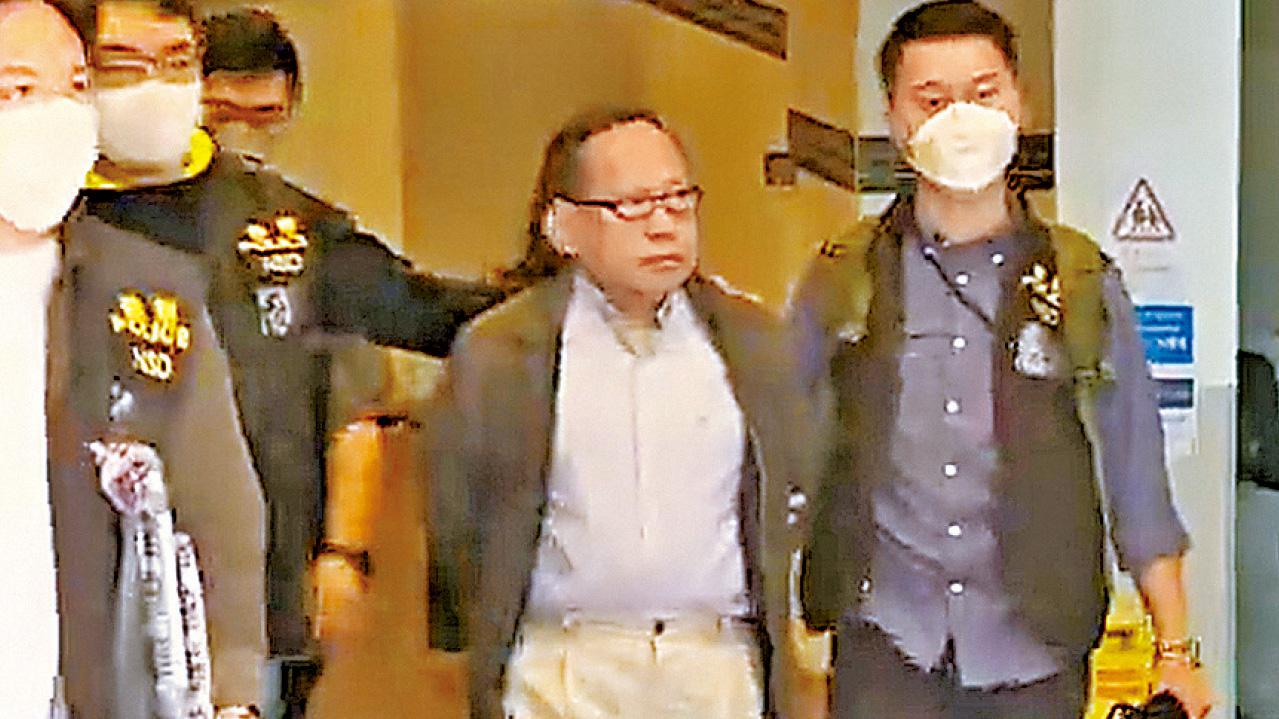 警方國安處拘捕何俊仁 疑保釋期間干擾證人家屬