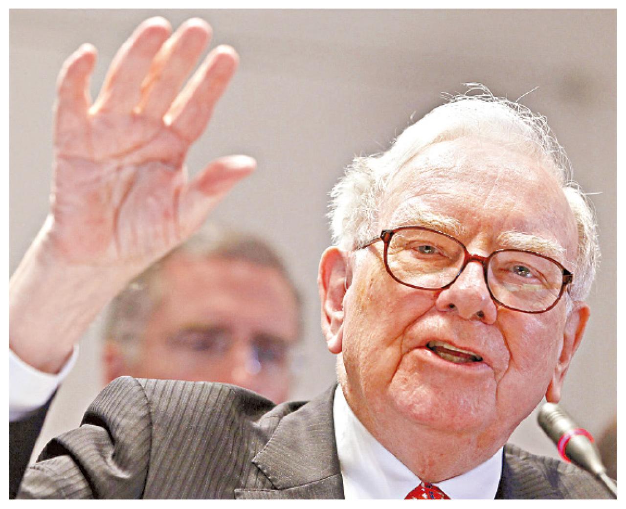 巴菲特去年早已連環減持美國銀行股。(資料圖片)