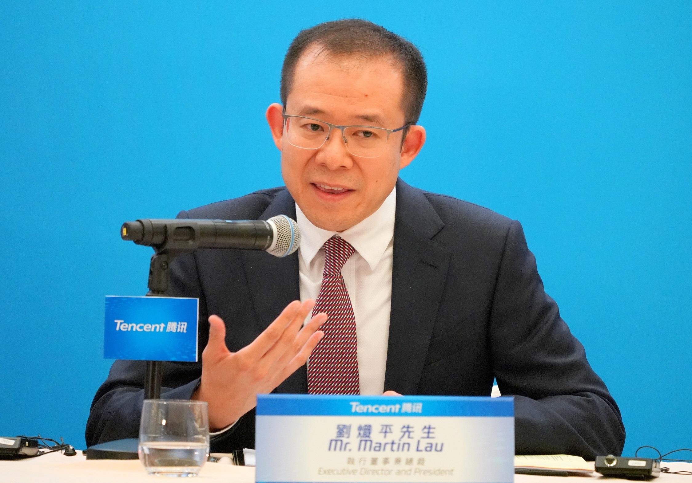 騰訊放榜｜劉熾平輪值退任董事 總任總裁