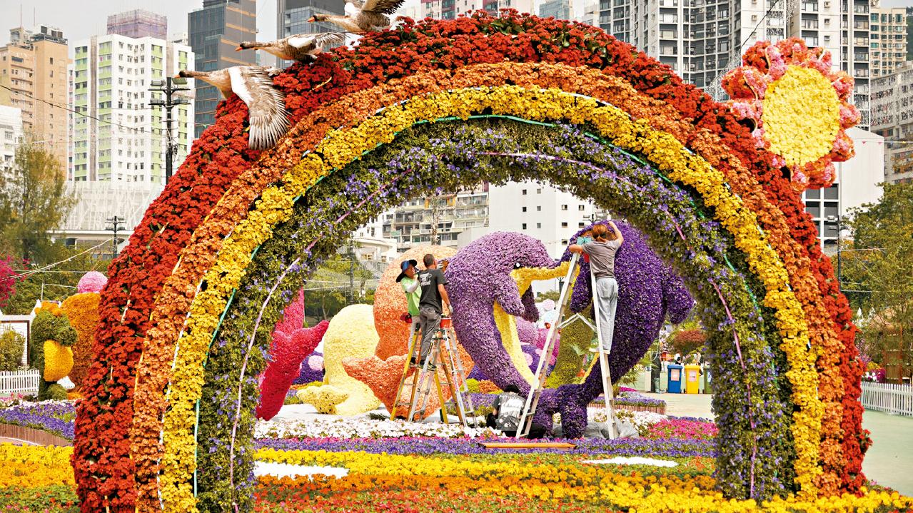 花卉展復辦實體展今開幕 康文署料63萬人次入場