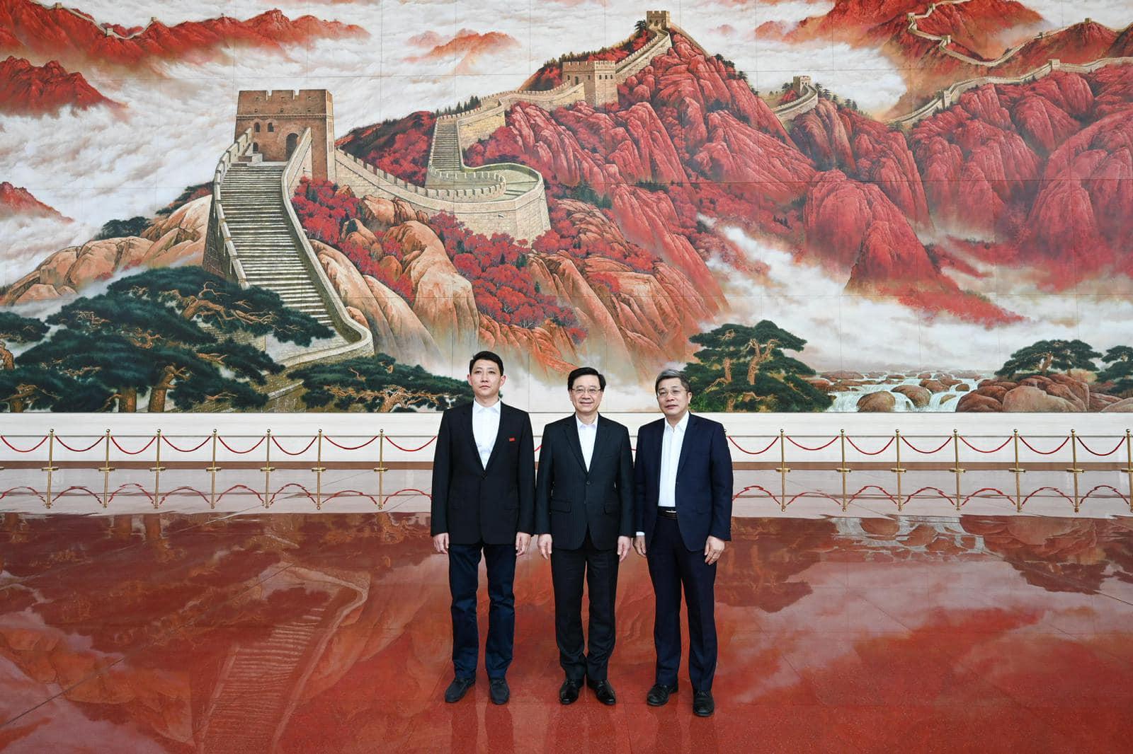 李家超晤司法部長　就中港法治交流合作交換意見