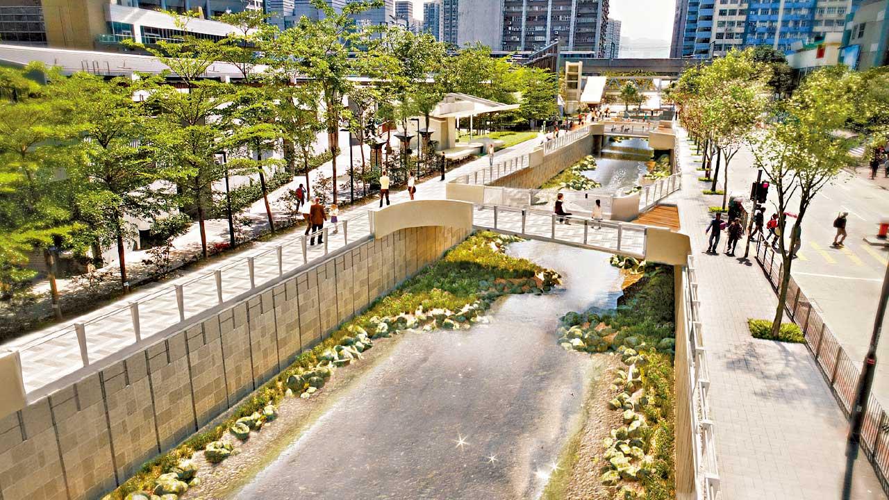 渠務署：雨季水浸黑點剩4個 活化翠屏河引入河畔城市概念