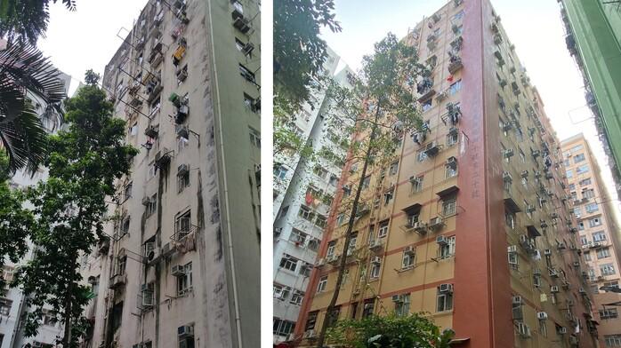 市建局, 西環, 金陵大廈, 樓宇復修