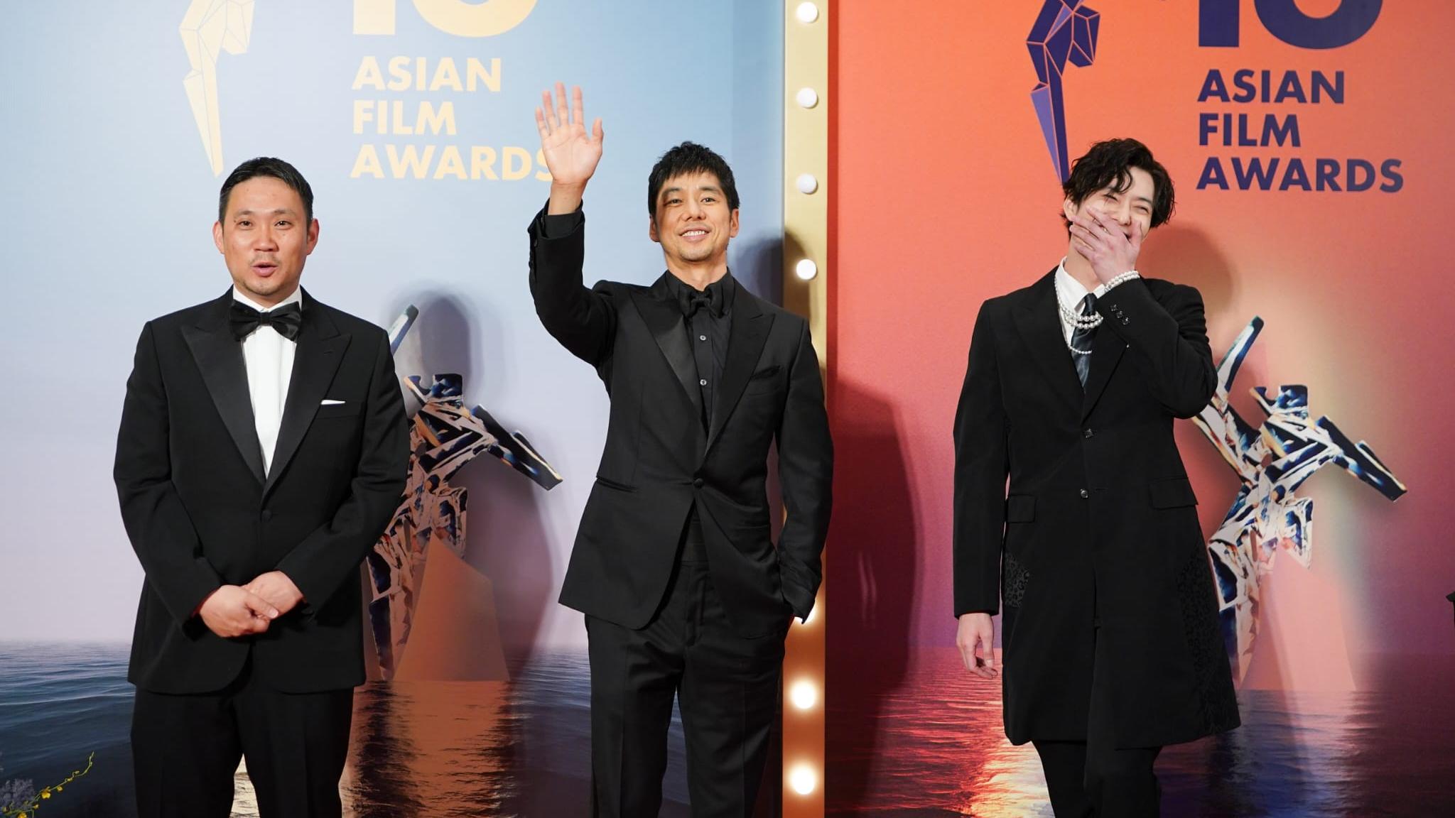 亞洲電影大獎｜西島秀俊飲恨影帝 開心與洪金寶梁朝偉同場 