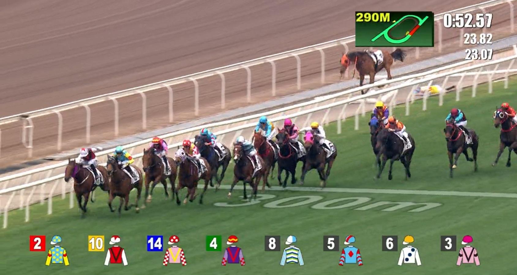 奮鬥齊心, 楊明綸, 墮馬