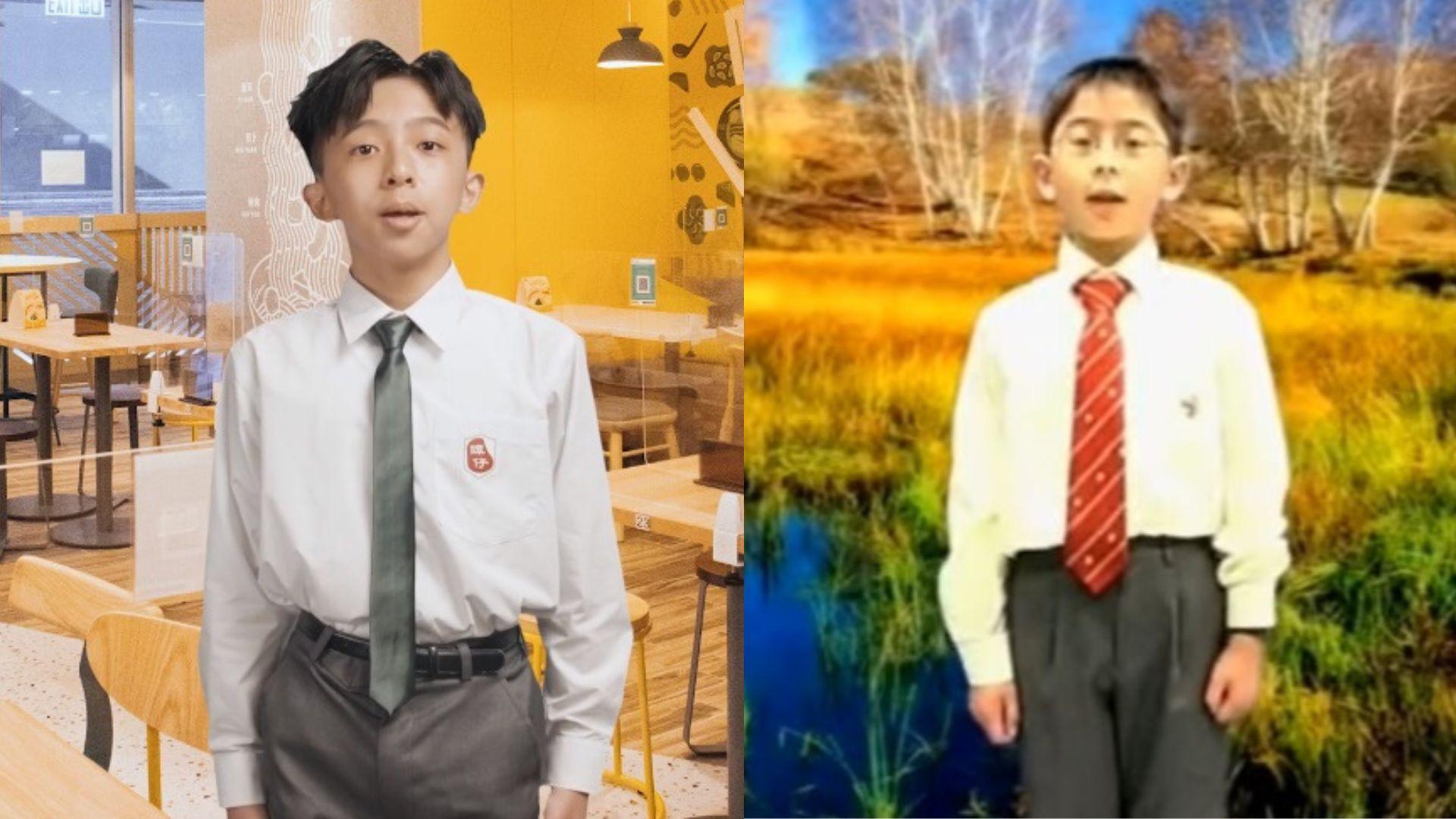 11歲蔡施齊撞樣呂爵安 化身「兒登仔」朗誦拍廣告