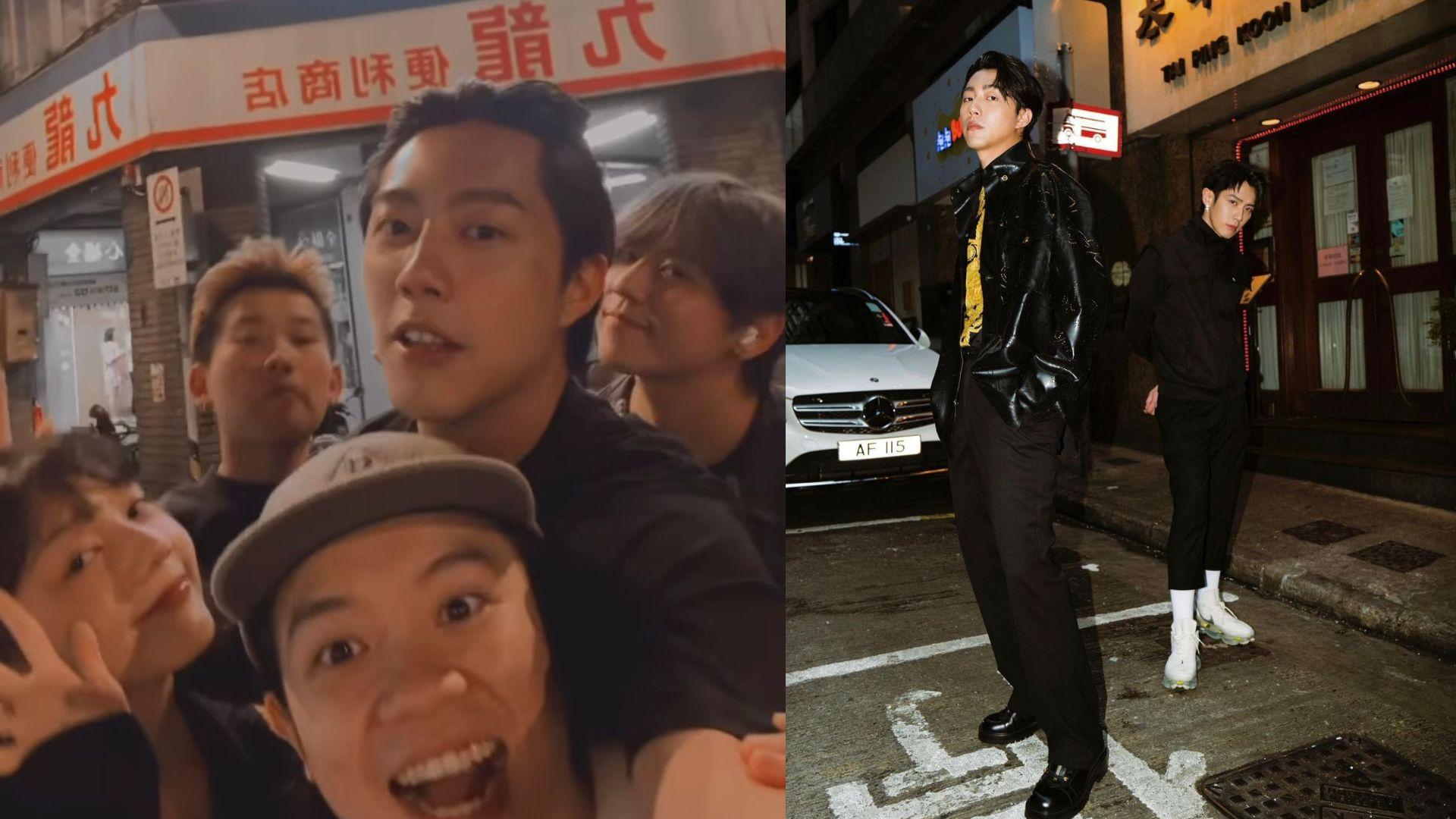 姜濤再會《超感應學園》拍檔 蔡凡熙分享合照：香港真好玩