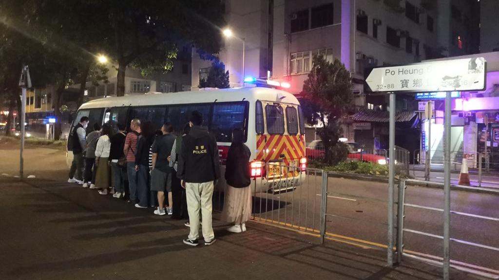 警方大埔搗破百家樂賭檔，拘捕40人包括20名內地男女。(警方圖片)