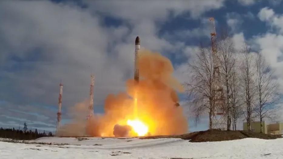 俄羅斯稱成功試射洲際彈道導彈。(網上圖片)