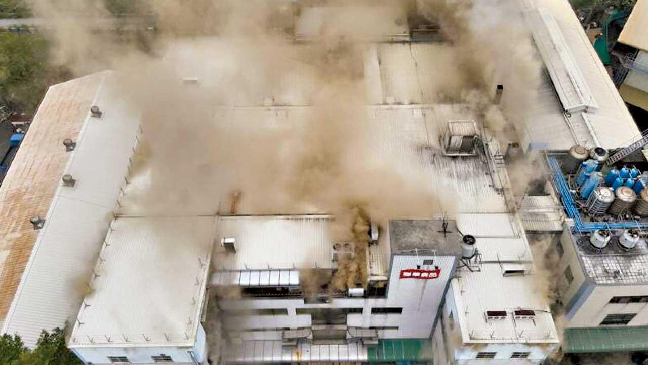 台灣聯華食品廠大火