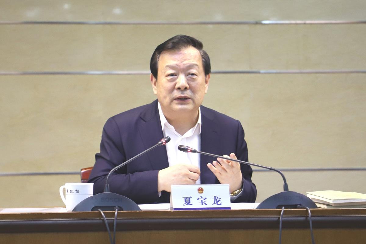 特區政府未有披露夏寶龍更多訪港行程。(港澳辦網站圖片)