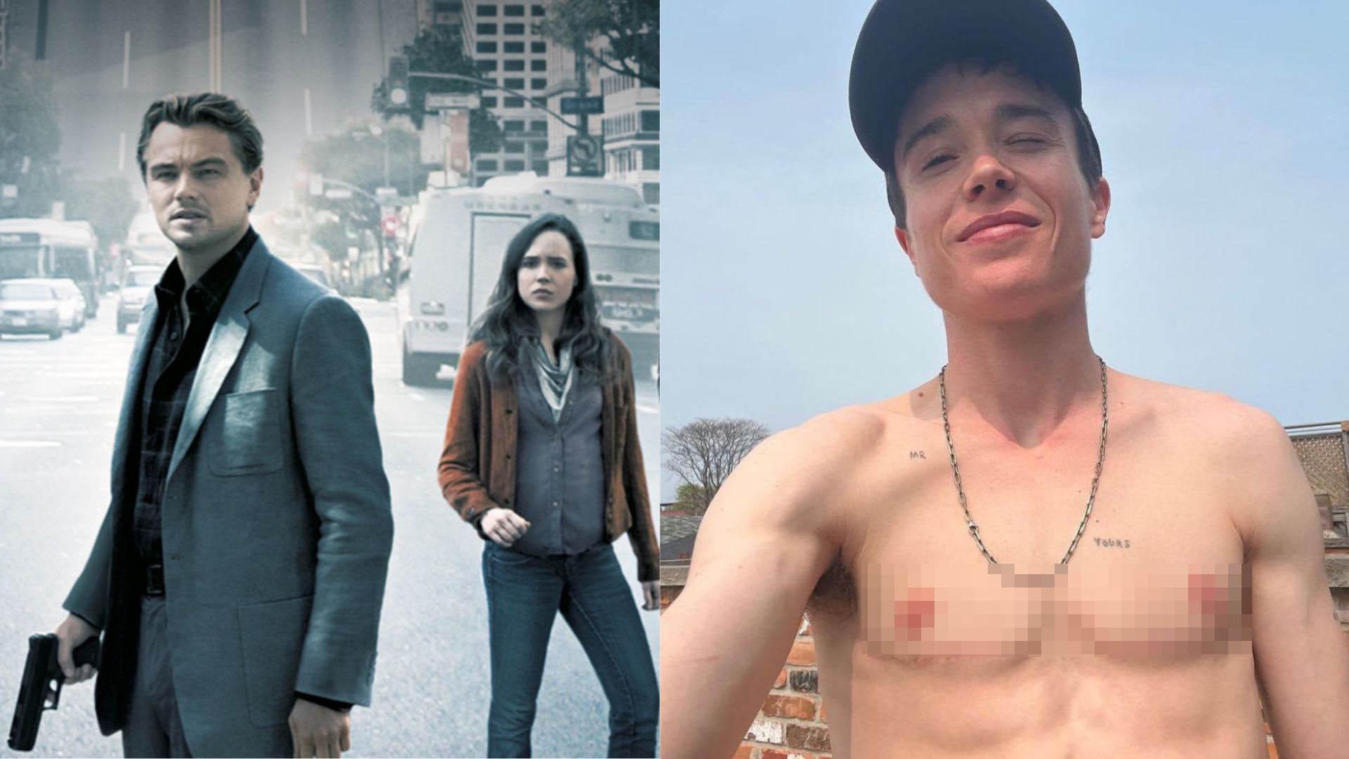 Elliot Page變性兩年半 自信貼半裸照曬手術疤痕