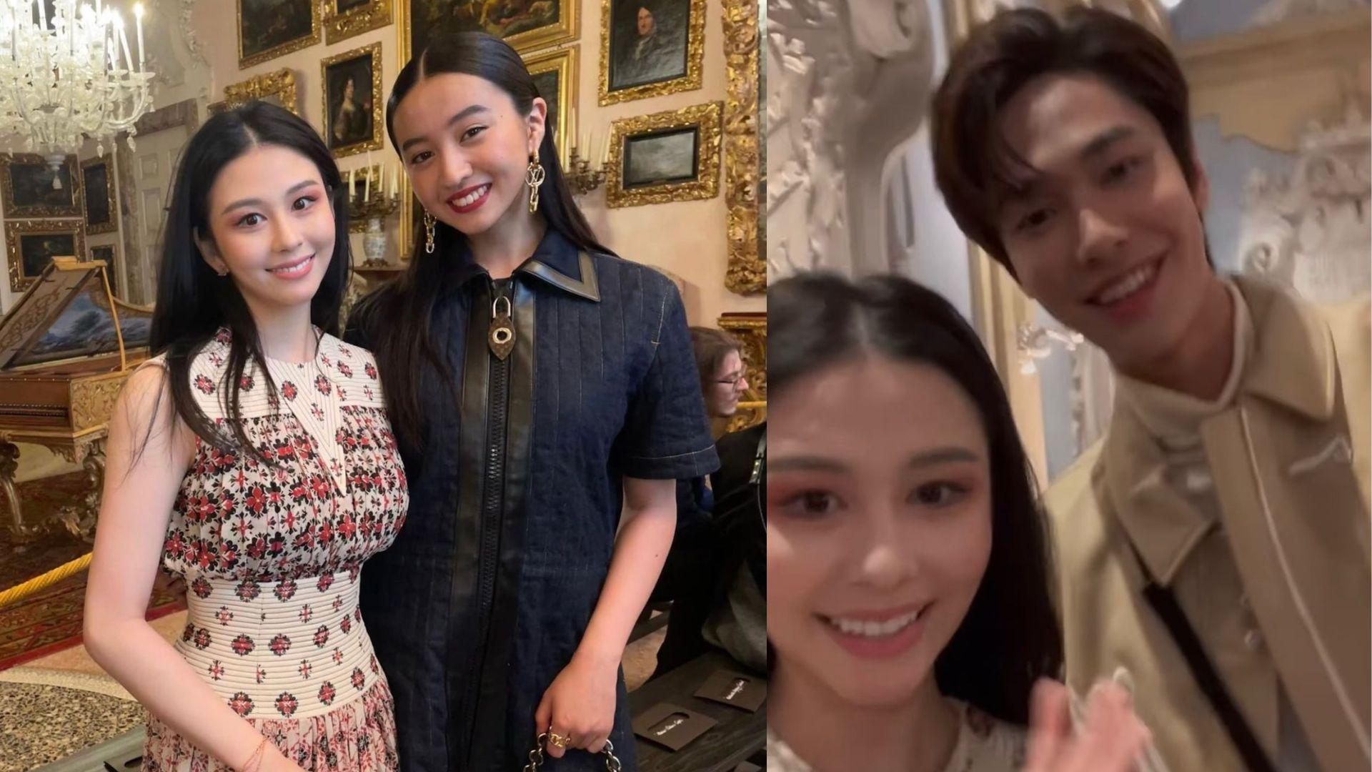 沈月抵意大利出席LV時裝騷 遇木村細女光希同框鬥靚