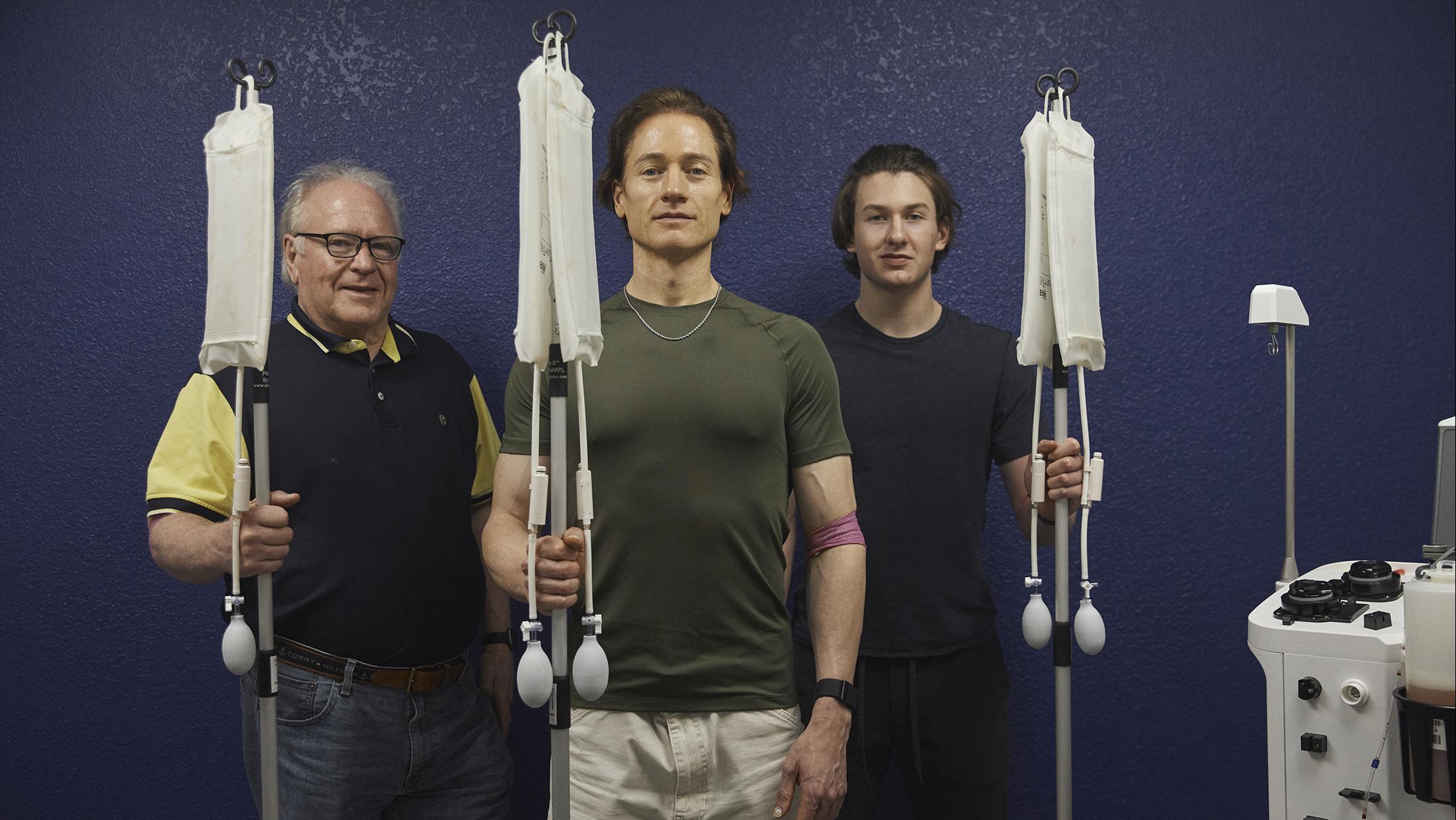 美富豪三代同堂「互相換血」回春