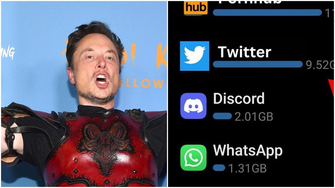 馬斯克貼手機「儲存空間」揭有Pornhub，網民：下一個投資目標？