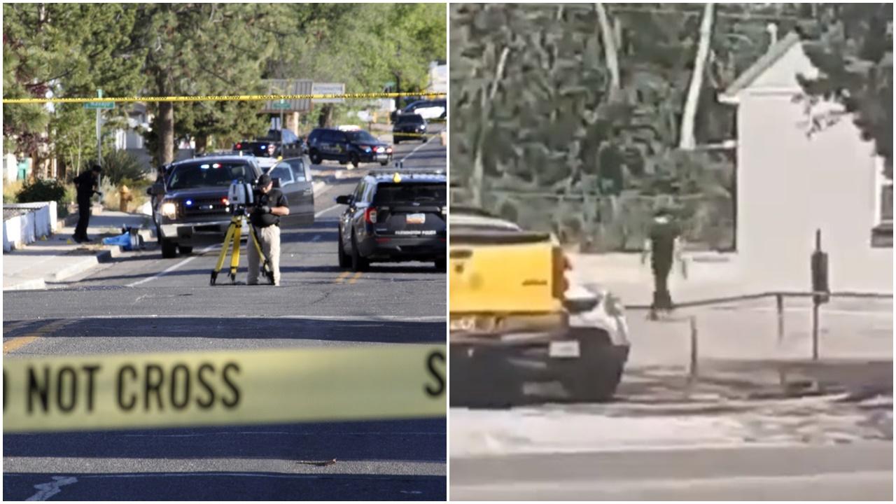 美國新墨西哥州發生槍擊4死，槍手中槍倒地片段曝光。