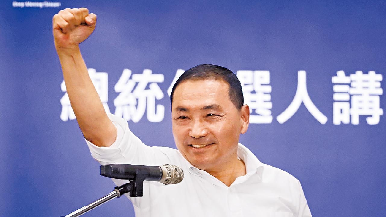 呼籲政黨輪替救台灣 國民黨侯友宜角逐總統大選