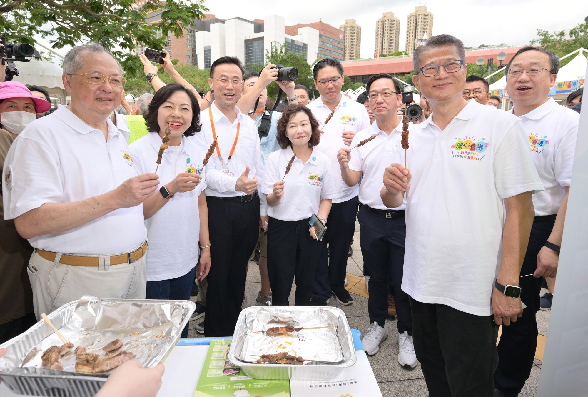 陳茂波, 沙田, 美食市集