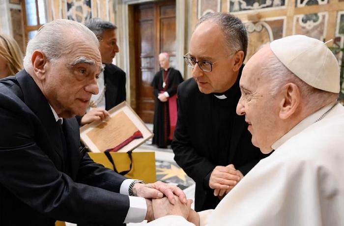 與教宗方濟各會面 名導馬田史高西斯開拍耶穌傳記片