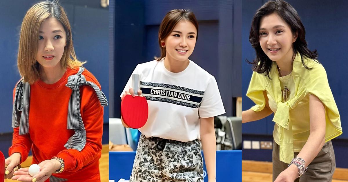 慧妍雅集搞乒乓球大賽 劉倩婷翁嘉穗王愛倫密密練波