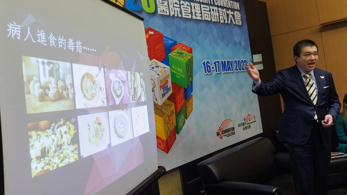 張耀君指，為菇菌進行DNA基因排序有助更準確找出中毒源頭。(蘇文傑攝)