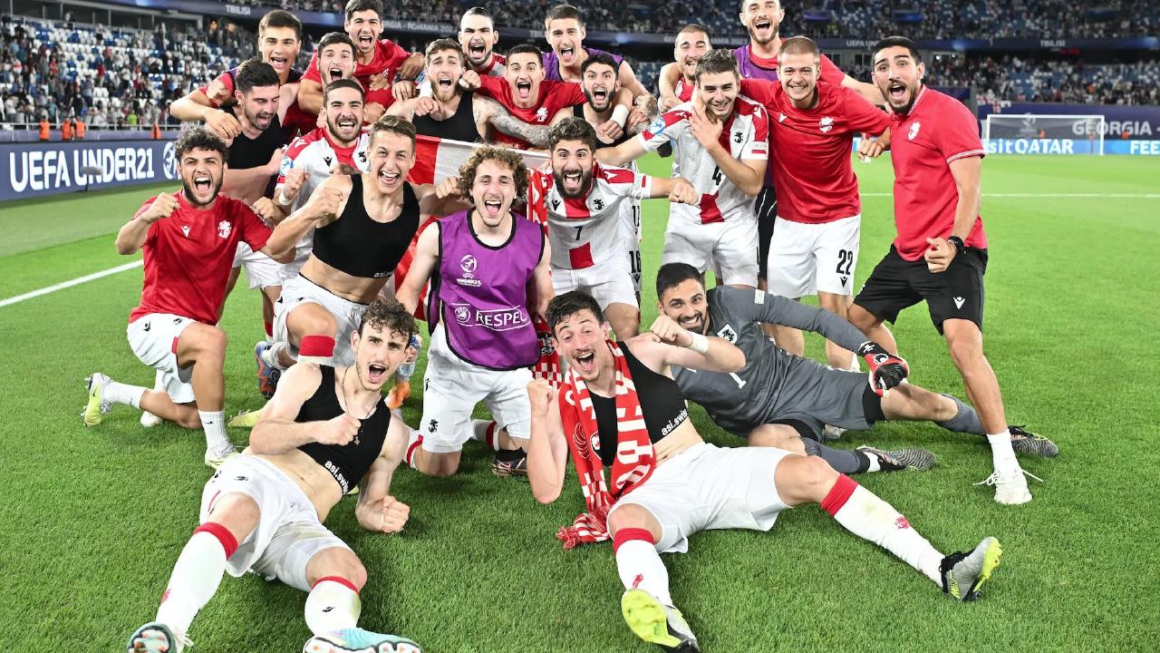 U21歐國盃｜格魯吉亞U21首闖8強 葡萄牙鬥英格蘭