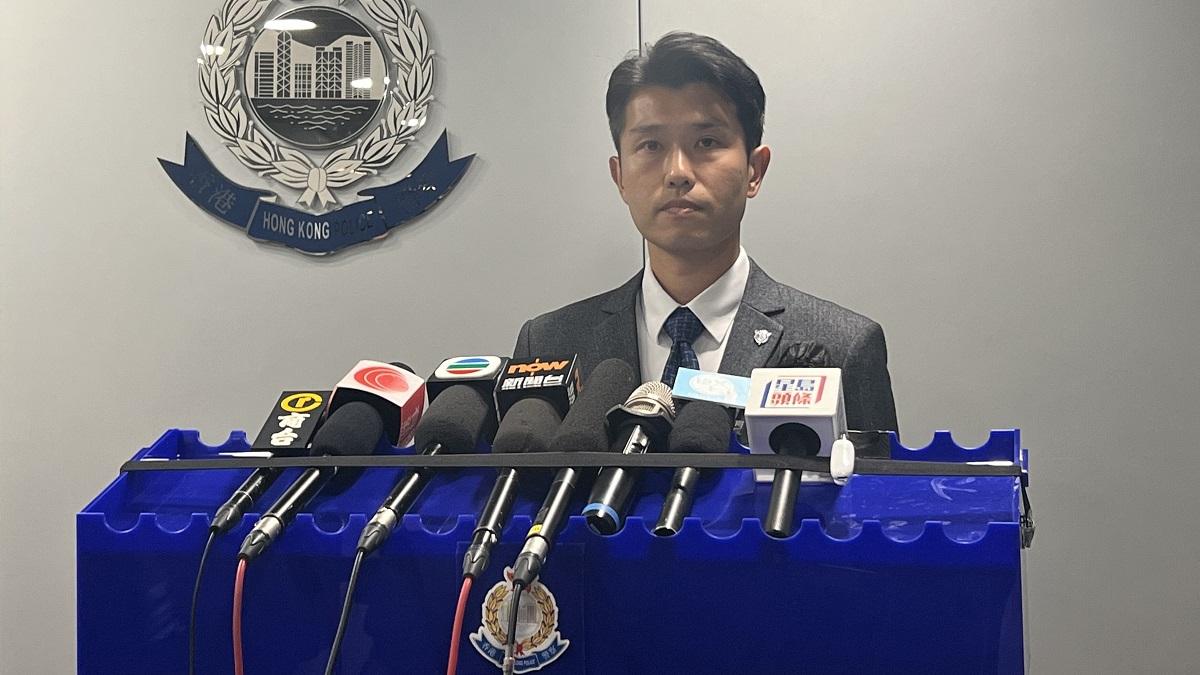 黃志騰交代案情時強調，網絡世界並非無法可依。(何妙瑩攝)