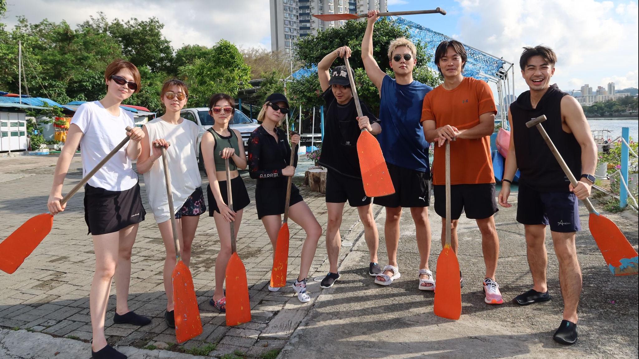 Hillary劉沛蘅組隊扒龍舟險勝前港隊教練 胡子彤獲頒MVP