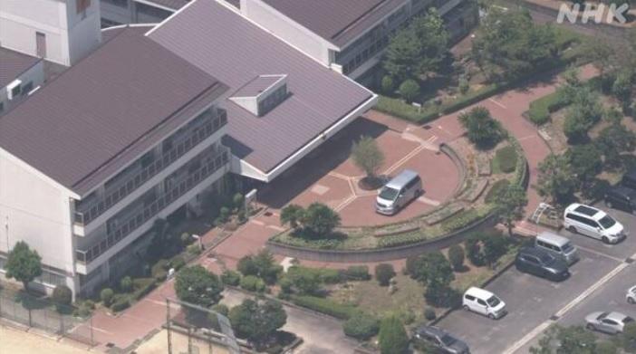 事發的富田林市藤陽中學。(互聯網)