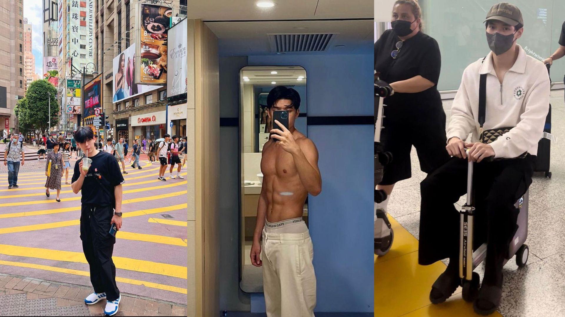 泰國男神New孖Joss襲港 Win接力抵埗獲粉絲熱情接機