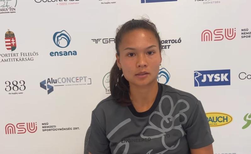 杜芙在次圈出局後，回應有關張帥事件。(影片截圖)