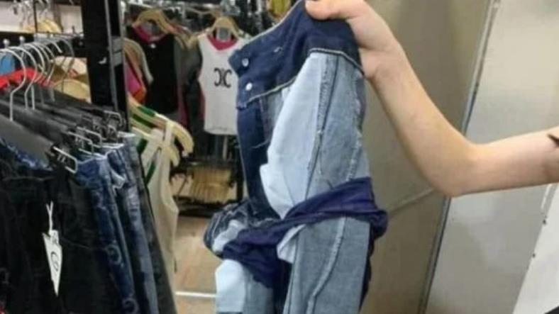 網上熱話｜店主貼出照片，尋找內褲物主。(互聯網)