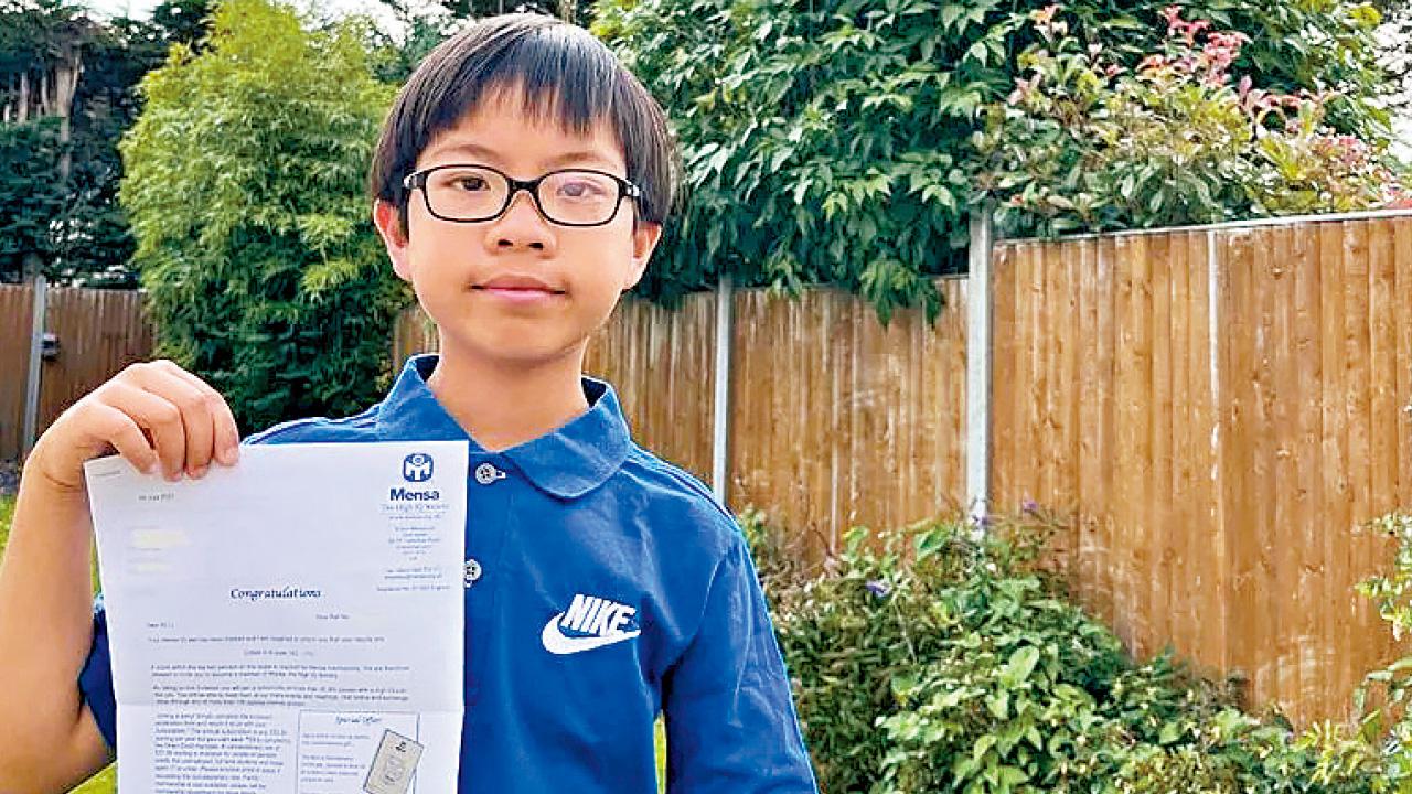 移英港產11歲天才 IQ達162 勁過愛因斯坦霍金