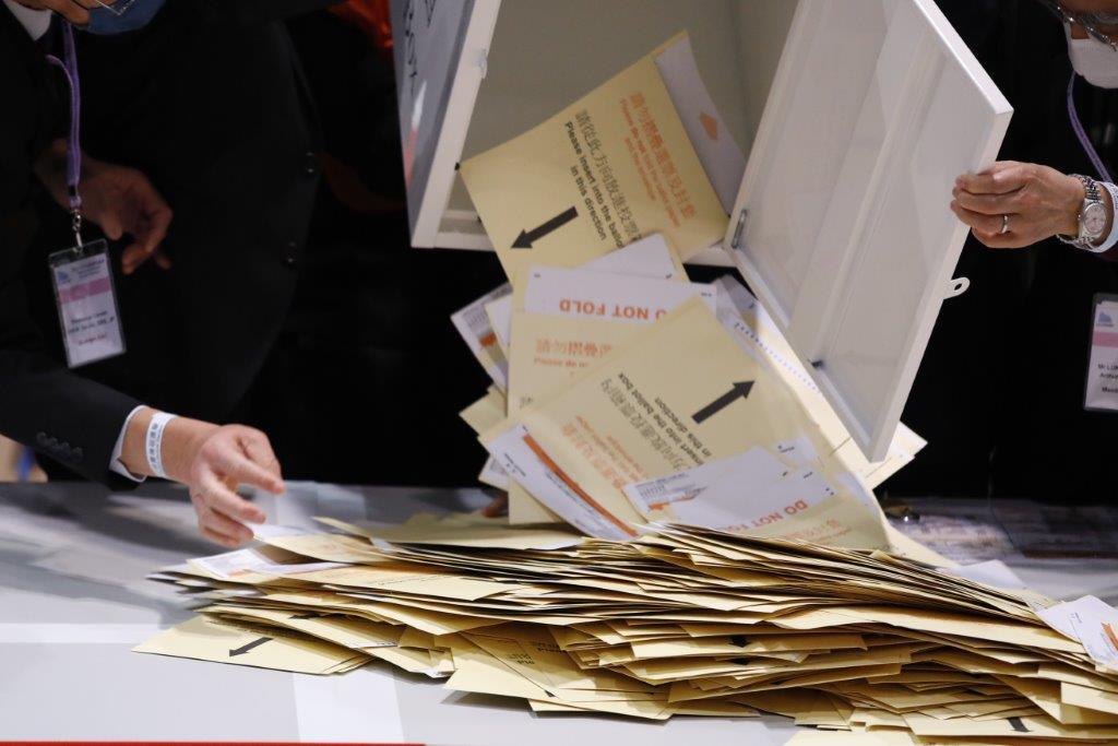 立法會選舉點票