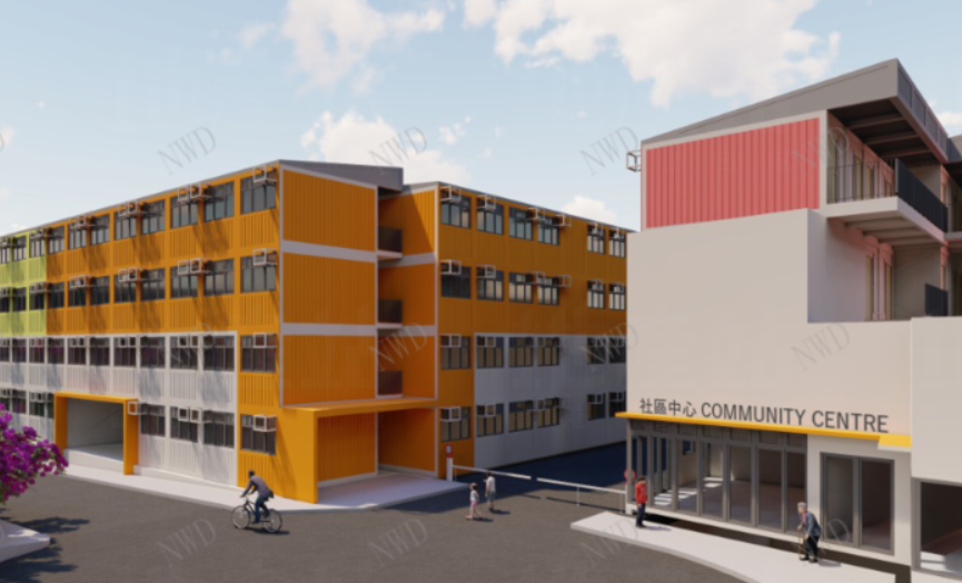 新世界首創過渡性房屋「智慧社區」，聯乘4大跨界企業惠逾萬基層戶。(新世界)