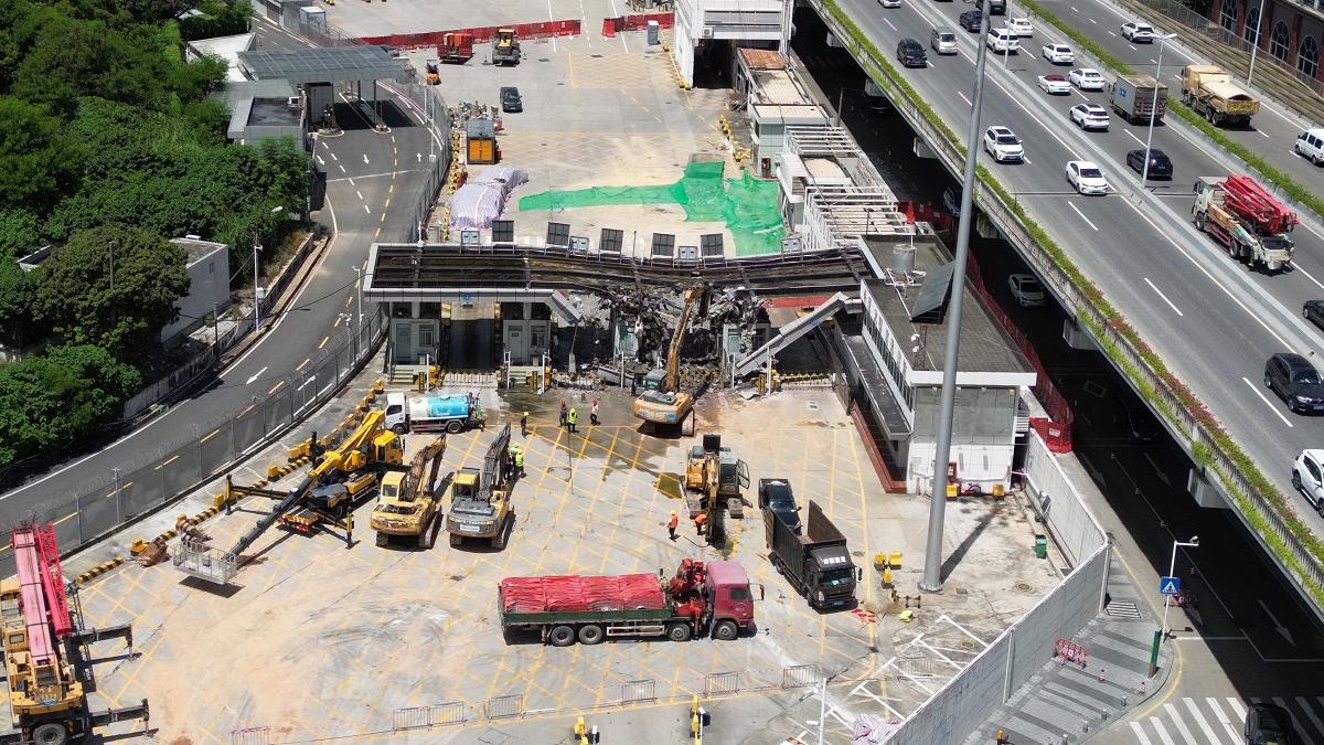 深圳文錦渡口岸明日恢復貨車北上通關。(資料圖片)