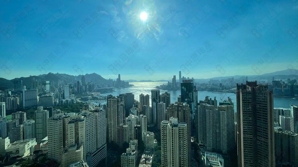 單位擁有180度維港煙花海景，景緻殺食吸引。(代理提供)