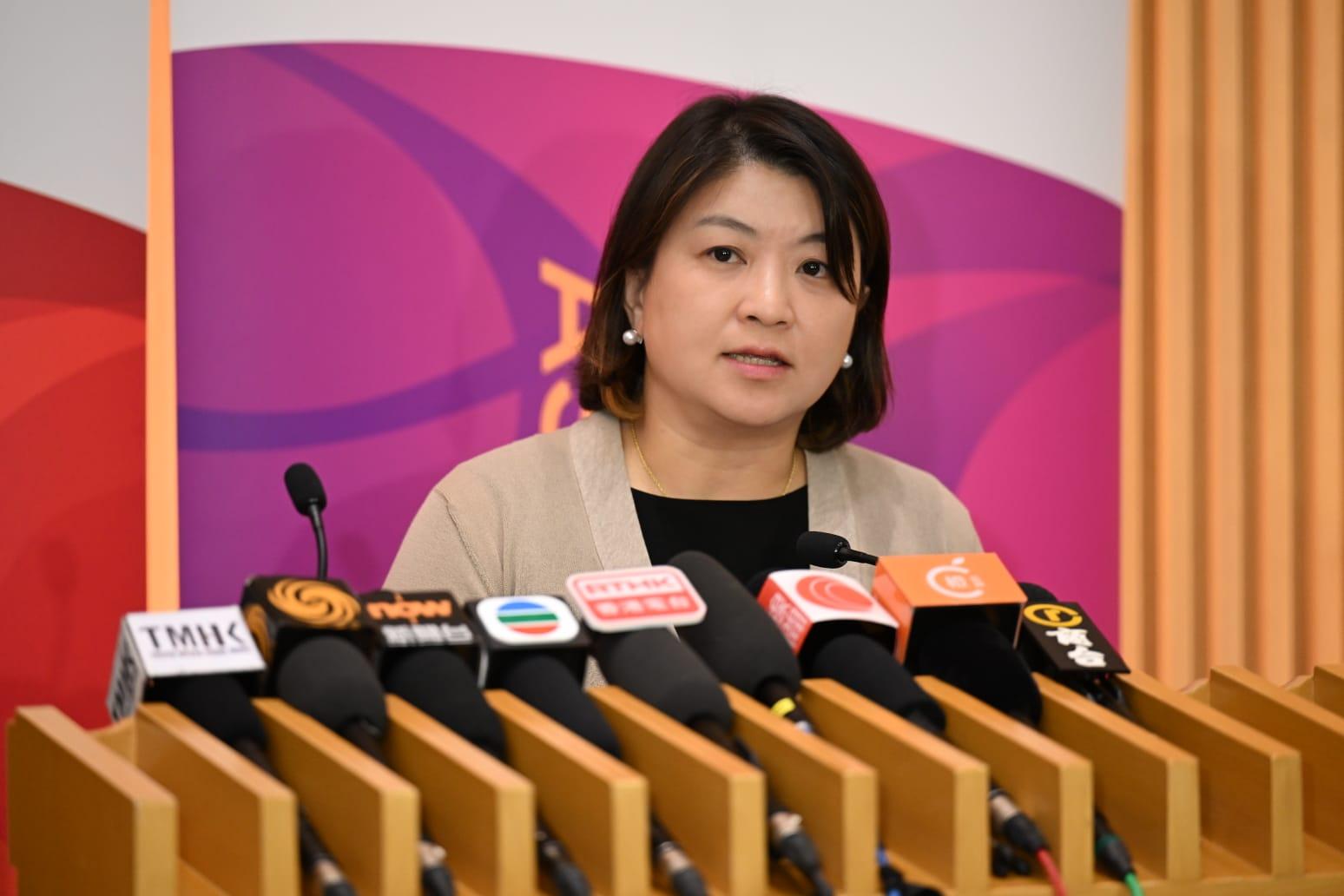 政府推有條件釋放新機制   李夏茵：只聚焦於有刑事暴力傾向人士 (陳奕釗攝)