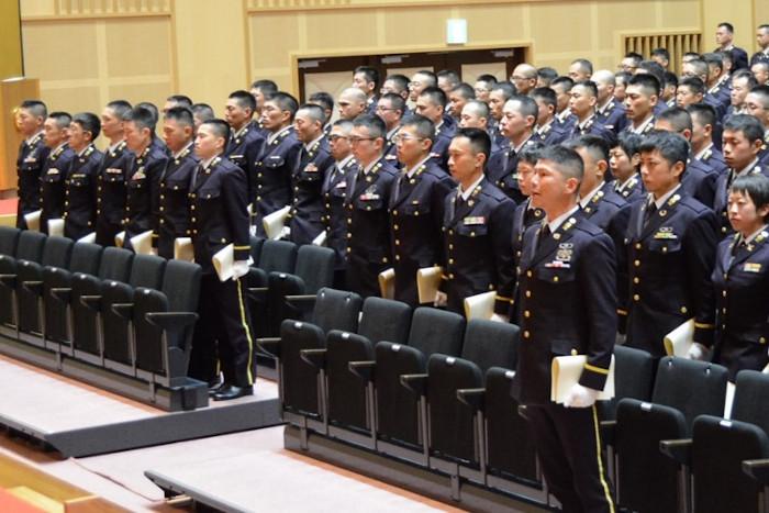 日本自衞隊軍官。(官方圖片)