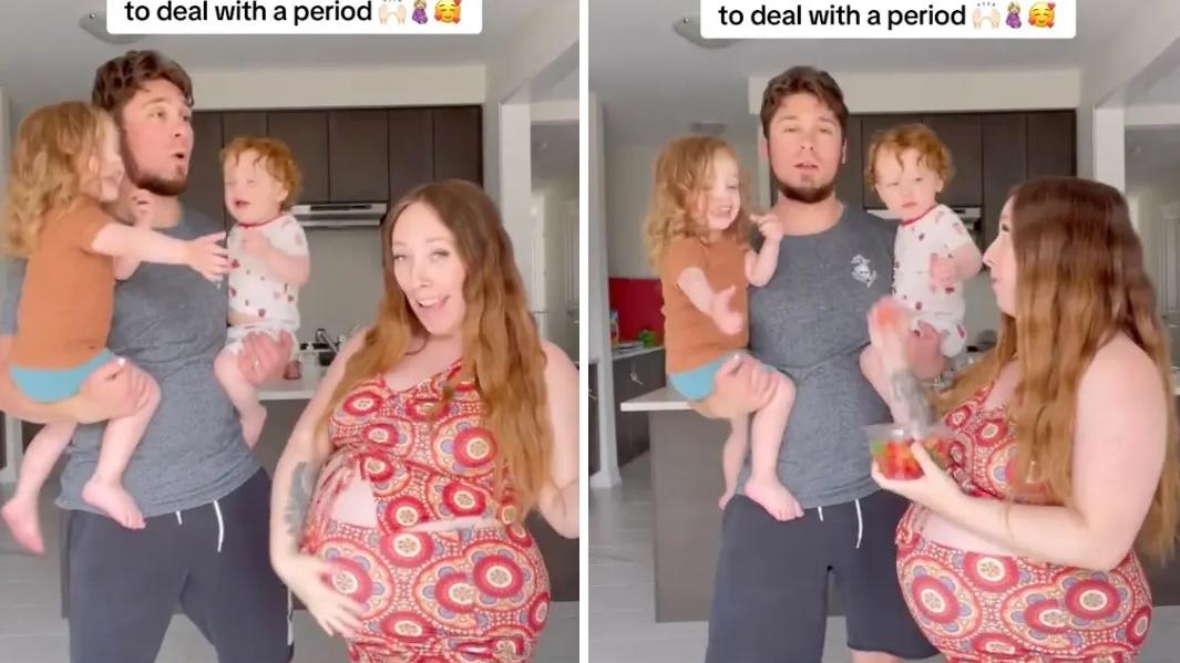 網上熱話｜施內德拍片分享她免除經痛的秘方。(互聯網)